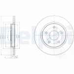 Piduriketas DELPHI BG4247