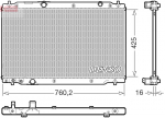Radiaator,mootorijahutus DENSO DRM40107