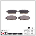 Piduriklotsi komplekt,ketaspidur ZIMMERMANN 23348.165.1