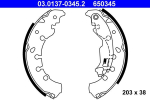 Piduriklotside komplekt ATE 03.0137-0345.2