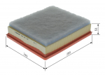 &Otilde;hufilter BOSCH F 026 400 166