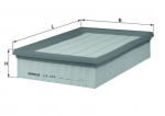 &Otilde;hufilter MAHLE LX 418