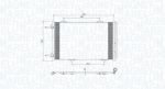 Kondensaator,kliimaseade MAGNETI MARELLI 350203812000
