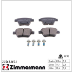 Piduriklotsi komplekt,ketaspidur ZIMMERMANN 24563.165.1