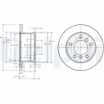 Piduriketas DELPHI BG3237