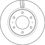 Piduriketas TRW DF6992S