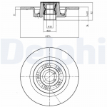 Piduriketas DELPHI BG9026RS