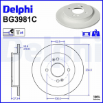 Piduriketas DELPHI BG3981C