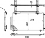 Kondensaator,kliimaseade MAHLE AC 471 000S