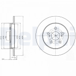 Piduriketas DELPHI BG4201C