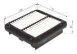 &Otilde;hufilter BOSCH 1 987 429 164
