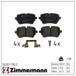 Piduriklotsi komplekt,ketaspidur ZIMMERMANN 26267.170.2