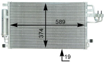 Kondensaator,kliimaseade MAHLE AC 399 000S