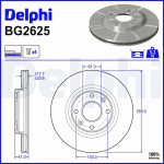 Piduriketas DELPHI BG2625