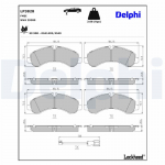 Piduriklotsi komplekt,ketaspidur DELPHI LP3828