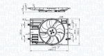 Ventilaator,mootorijahutus MAGNETI MARELLI 069422828010