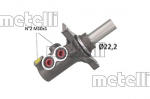 Peapiduri silinder METELLI 05-1276