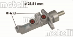 Peapiduri silinder METELLI 05-0648