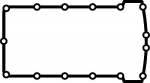 Tihend, klapikaan CORTECO 440114P