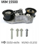 Pingutusrull,Hammasrihm SKF VKM 15500