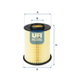 &Otilde;hufilter UFI 27.675.00