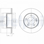 Piduriketas DELPHI BG4321