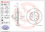 Piduriketas BREMBO 09.D607.11