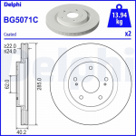 Piduriketas DELPHI BG5071C