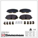 Piduriklotsi komplekt,ketaspidur ZIMMERMANN 22769.190.2