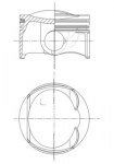 Kolvid MAHLE 028 PI 00128 000