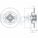 Piduriketas DELPHI BG9030RS