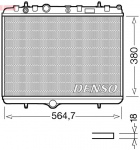 Radiaator,mootorijahutus DENSO DRM21055