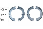Piduriklotside komplekt,seisupidur TEXTAR 91082500