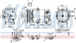 Kompressor,kliimaseade NISSENS 890588