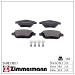 Piduriklotsi komplekt,ketaspidur ZIMMERMANN 24883.180.1