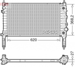 Radiaator,mootorijahutus DENSO DRM20119