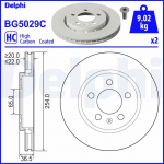 Piduriketas DELPHI BG5029C