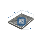 Filter,salongi&otilde;hk UFI 54.272.00
