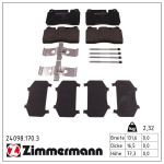 Piduriklotsi komplekt,ketaspidur ZIMMERMANN 24098.170.3