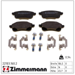 Piduriklotsi komplekt,ketaspidur ZIMMERMANN 22103.160.2