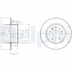 Piduriketas DELPHI BG2240