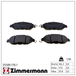 Piduriklotsi komplekt,ketaspidur ZIMMERMANN 25589.170.1
