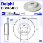 Piduriketas DELPHI BG9454BC