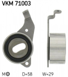 Pingutusrull,Hammasrihm SKF VKM 71003