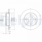 Piduriketas DELPHI BG3055