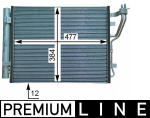 Kondensaator,kliimaseade MAHLE AC 709 000P