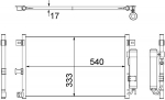Kondensaator,kliimaseade MAHLE AC 507 000S