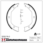 Piduriklotside komplekt,seisupidur ZIMMERMANN 10990.106.0