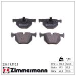 Piduriklotsi komplekt,ketaspidur ZIMMERMANN 23447.170.1
