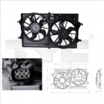Ventilaator,mootorijahutus TYC 810-0016